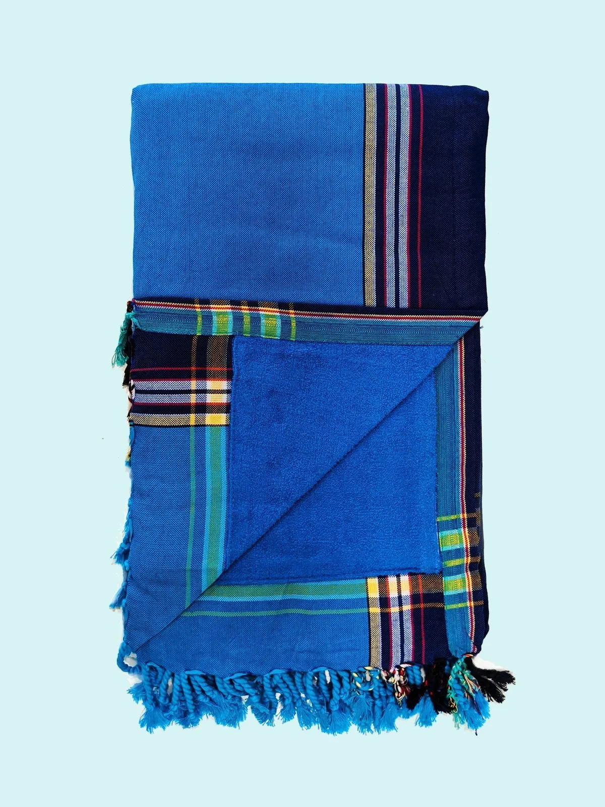 Ocean Blue Kenyan Beach Towel