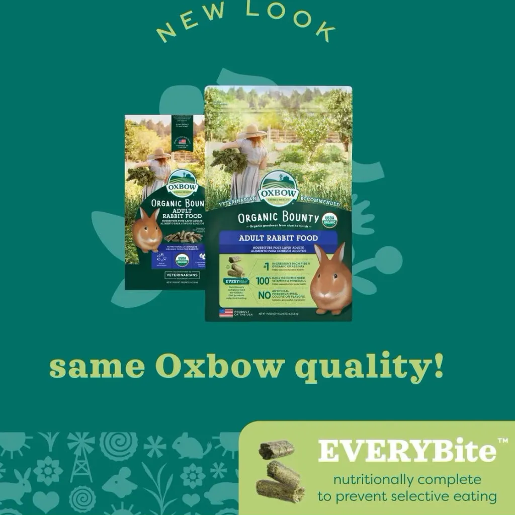 Oxbow Animal Health Organic Bounty Adult Rabbit Food (3 lb)