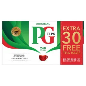 PG Tips 240-count (non-pyramid teabags) 696g