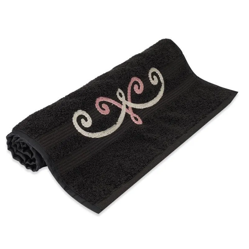 Plush Wrap Towel (Black) - Set Of Four