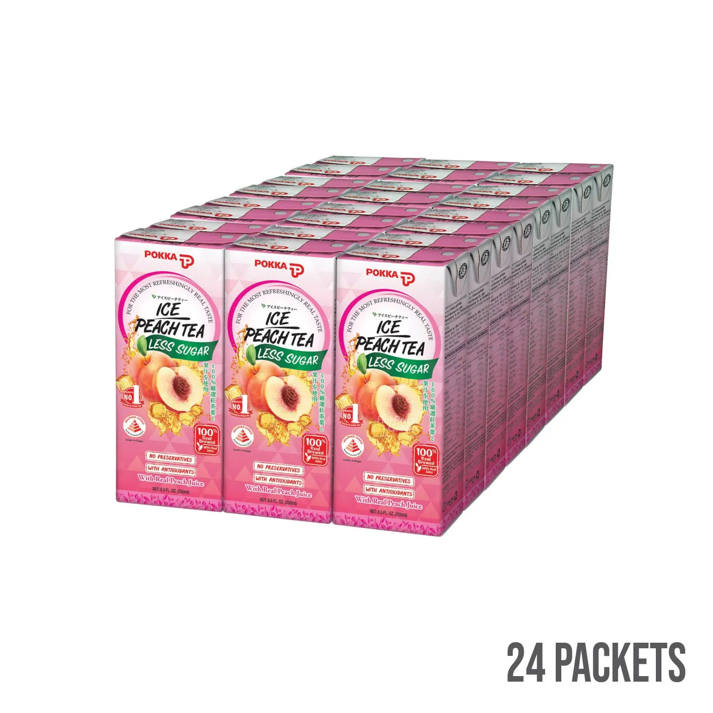 POKKA T/B PEACH TEA 250MLX6X4 (PK45231)