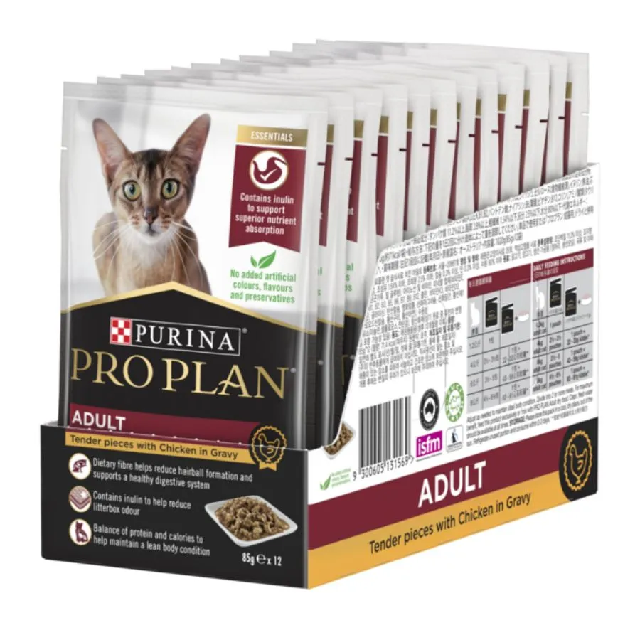 Pro Plan Adult Cat Chicken Pouch 85gX12