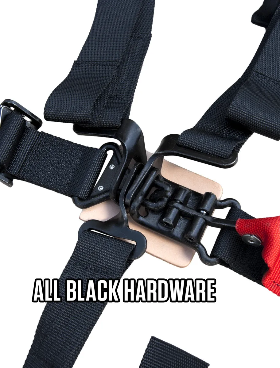 PRP Seats 5 Point Harness, 3" Straps - Ratchet Lap Belt