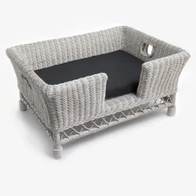 Rattan Pet Beds White