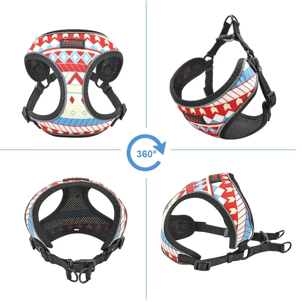 Reflective Nylon Harness Vest for Small to Medium Dogs and Cats