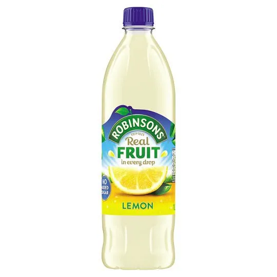 Robinsons Lemon No Added Sugar 1L