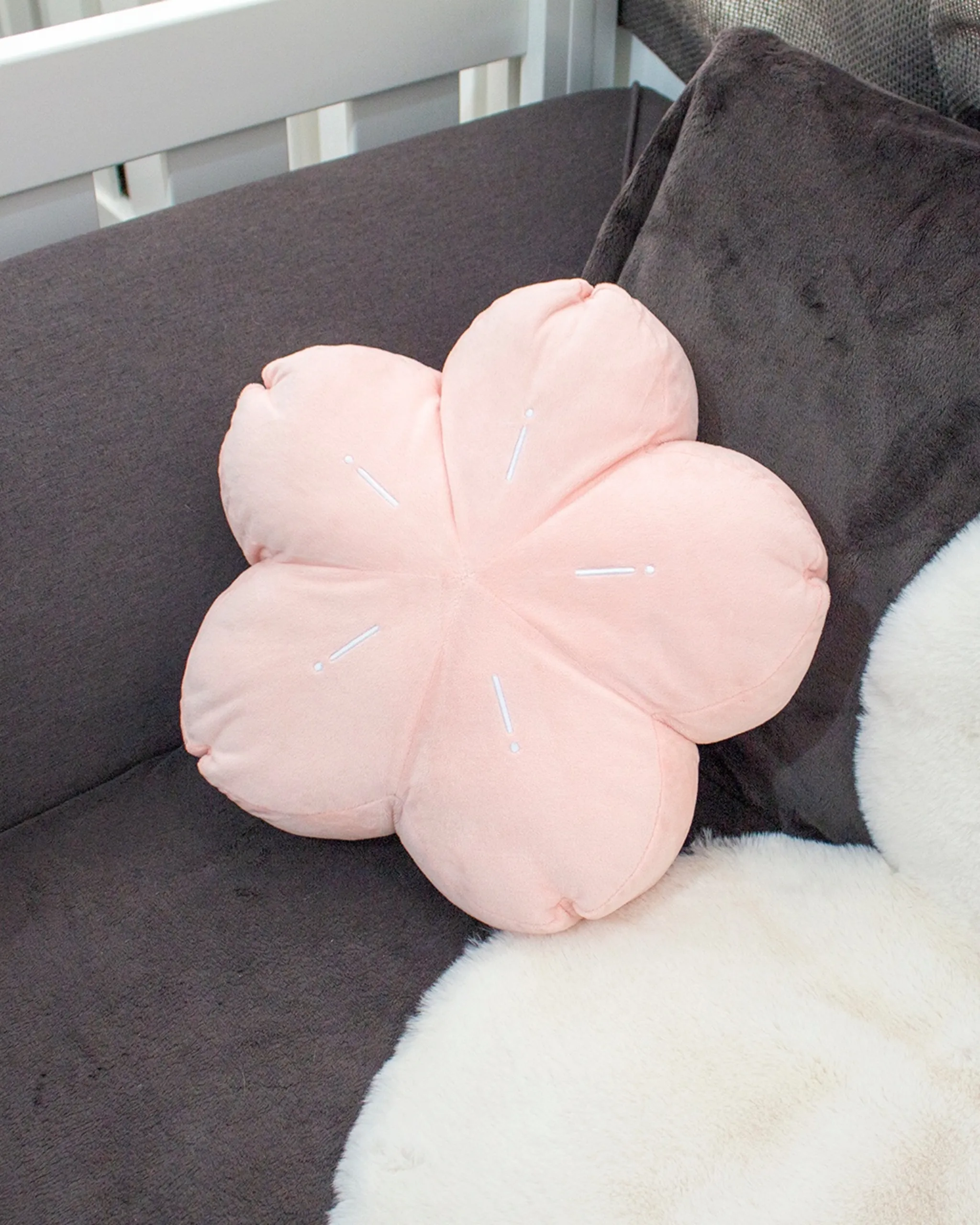 Sakura plush cushion