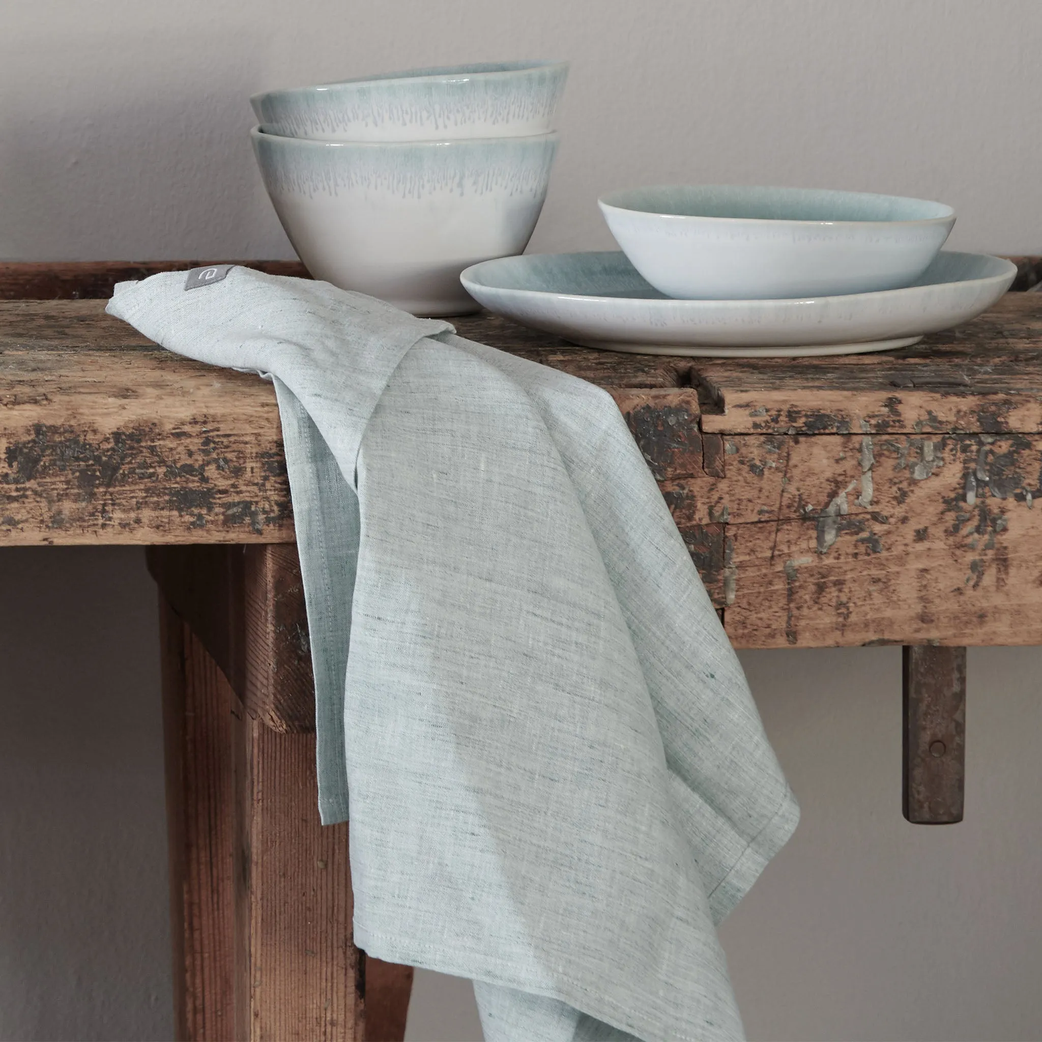 Sameiro Tea Towel [Green grey]