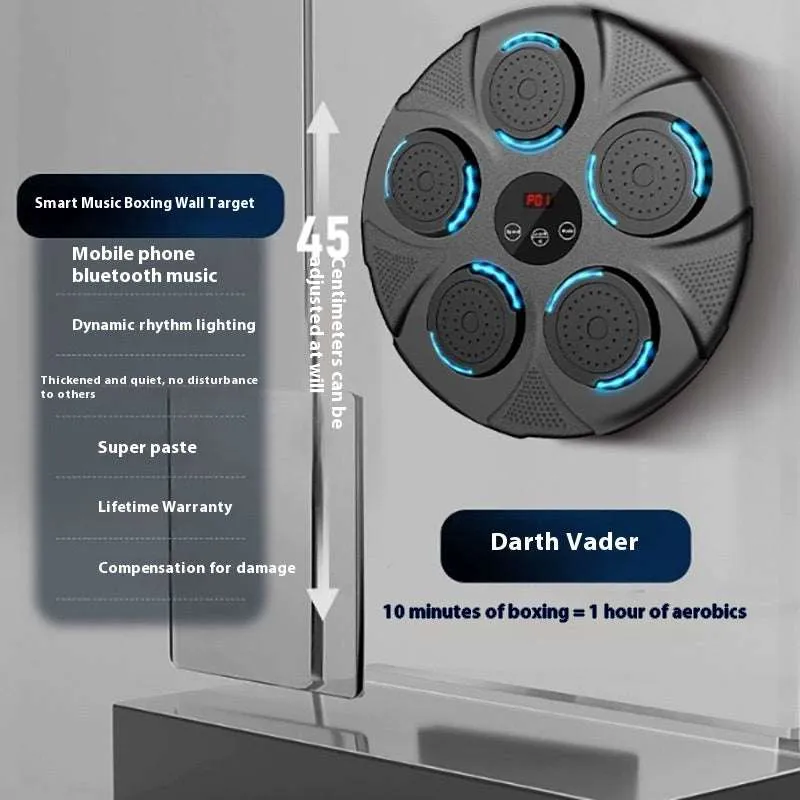 Smart Boxing Wall Target for Efficient Home Fitness Training