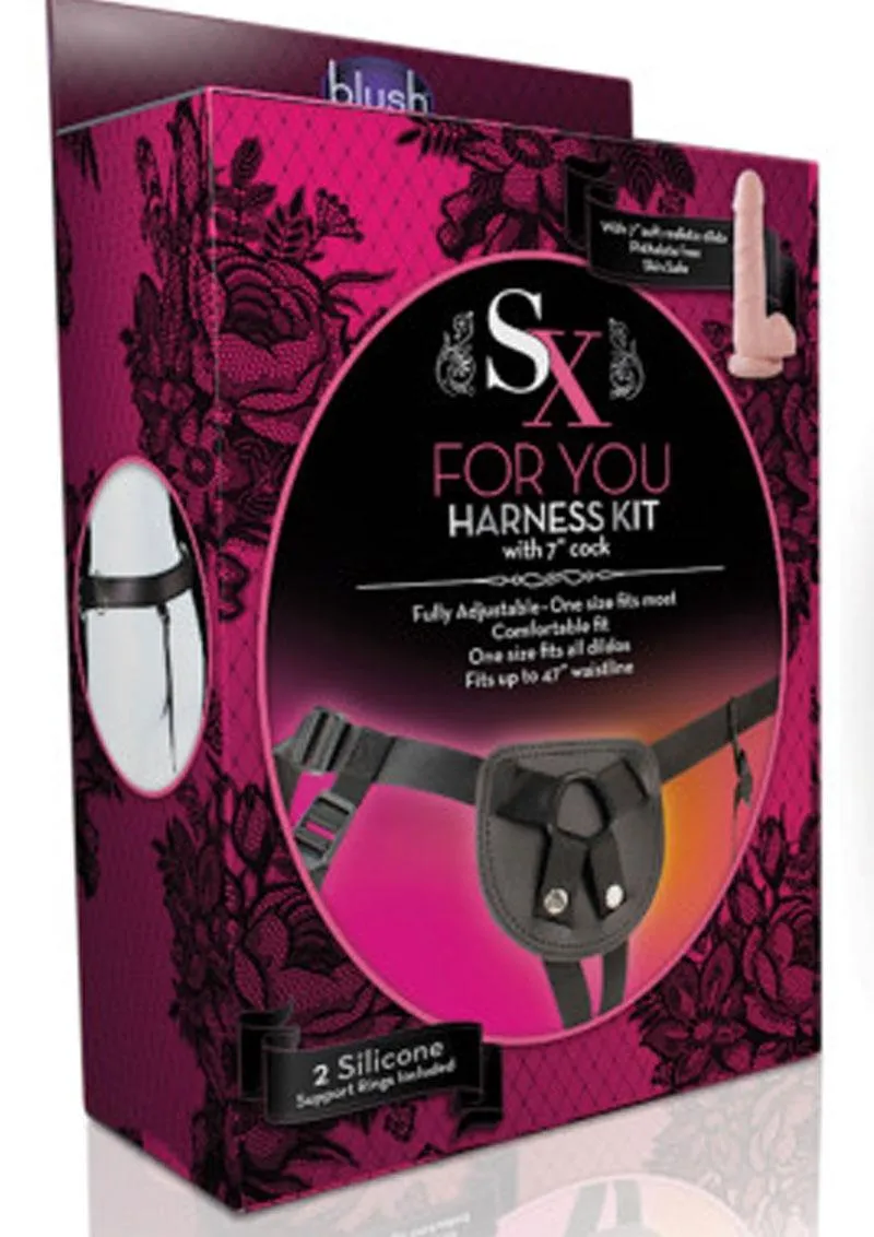 Sx For You Harness Kit with Silicone Dildo