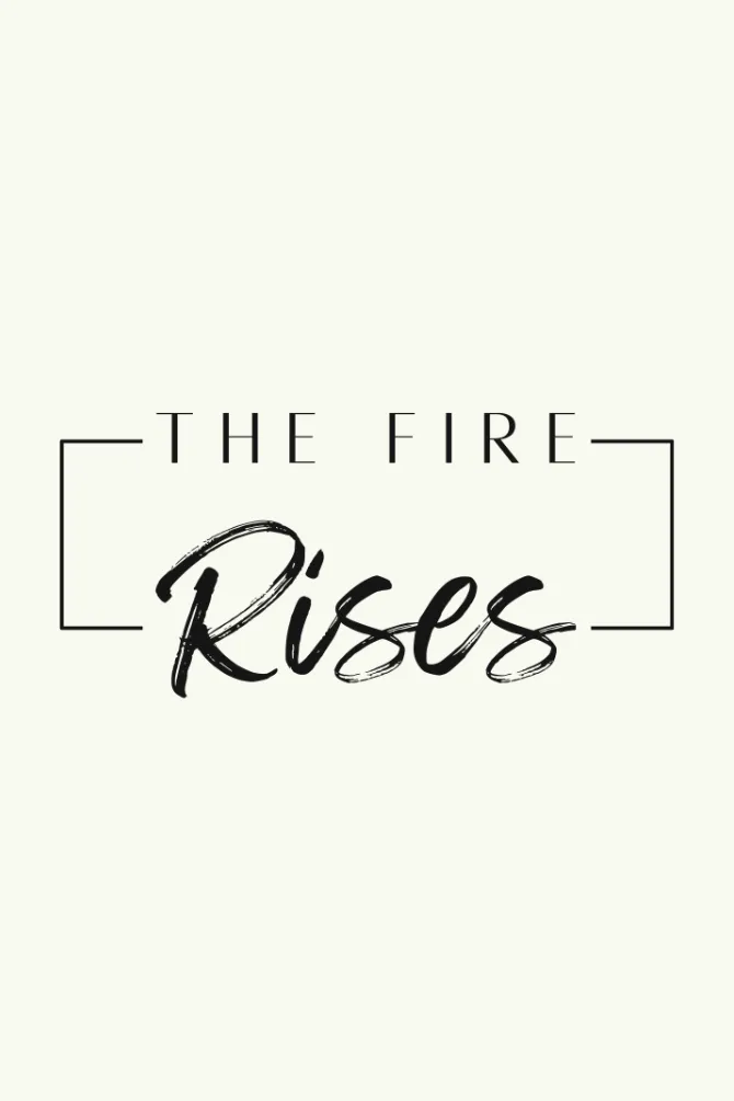 The Fire Rises White Printed Hoodie for women