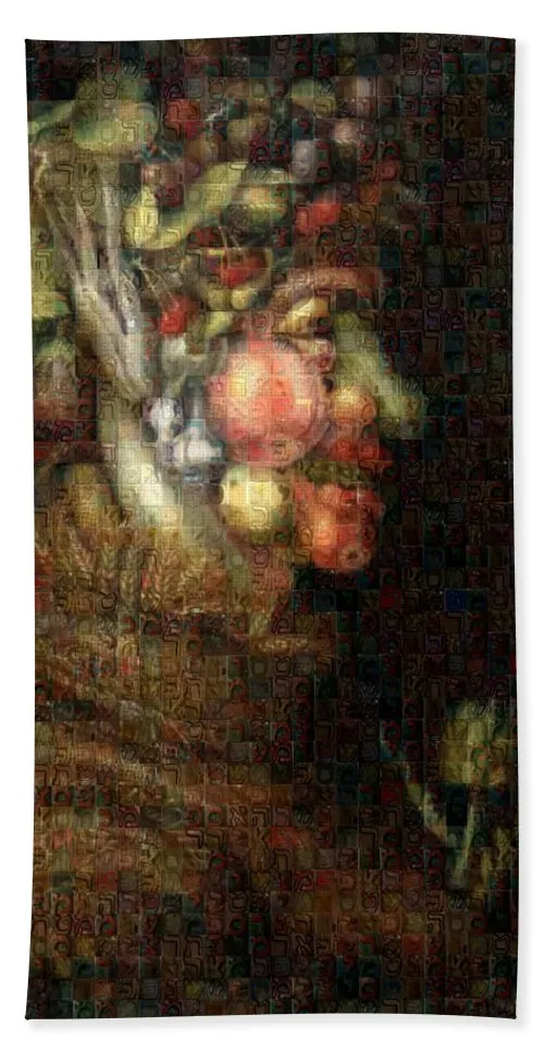 Tribute to Arcimboldo - 2 - Bath Towel