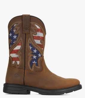 Wolverine Rancher Flag Steel Toe Wellington Work Boot - Men