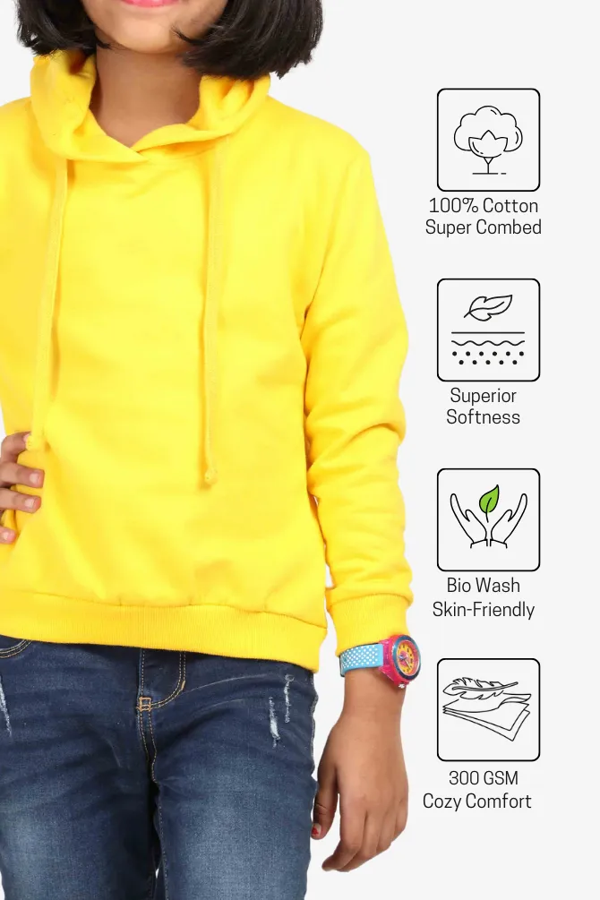 Yellow Hoodie for girl