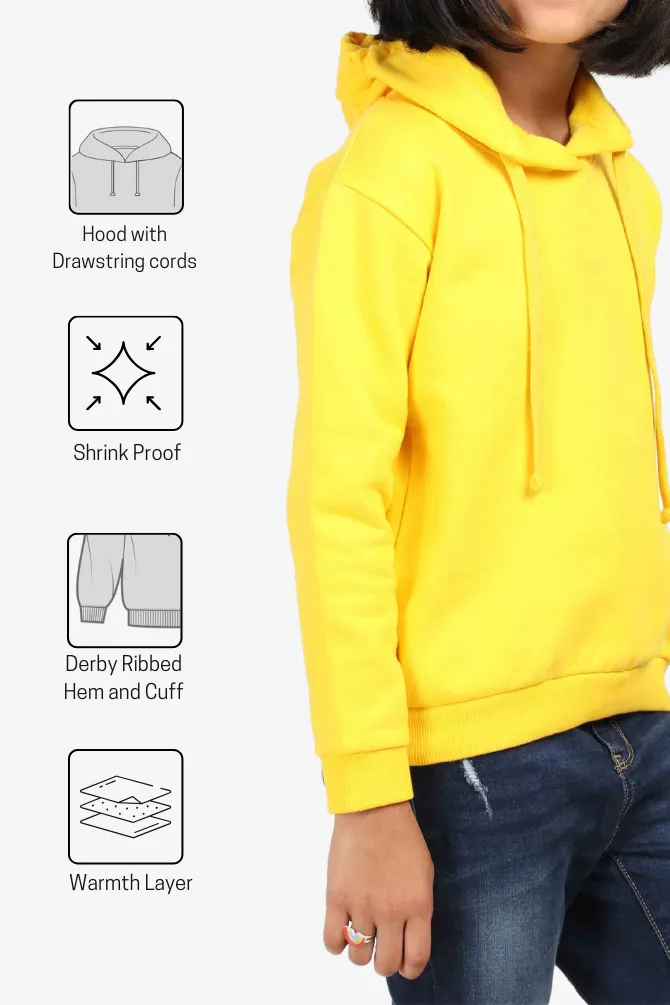 Yellow Hoodie for girl